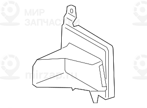 Воздуховод Вынес.радиатор Левый
 BMW 51748059689
