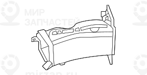 Воздуховод Тормоза. Колесная Ниша П
 BMW 51748072100