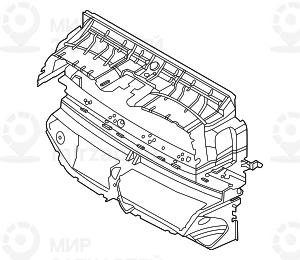 Воздуховод Радиатора
 BMW 51748074611