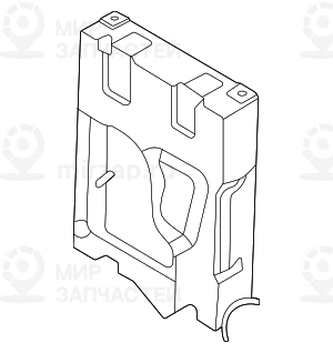 Воздуховод Вынес. Радиатора Сзади Слева
 BMW 51748076933