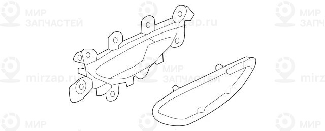 Запчасть Mercedes-Benz A21376021009051