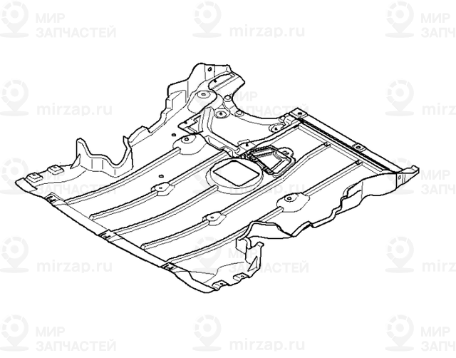 Экран моторного отсека
 BMW 51752996364