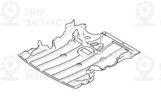 Экран моторного отсека
 BMW 51757135287