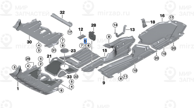 Запчасть BMW 51757180634