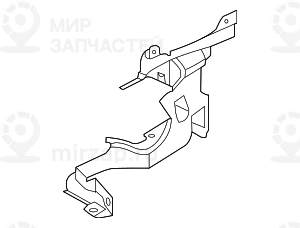 Накладка рулевого механизма Л Пд 4WD
 BMW 51757228685