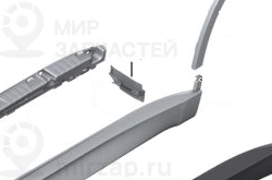 Пылезащитная кромка п зд
 BMW 51757290668