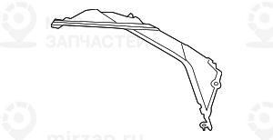 Перегородка отсека всп.мех.двиг. Вх
 BMW 51757331243