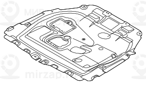 Motorraumabschirmung
 BMW 51757402947