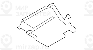 Unterbodenverkleidung
 BMW 51757428186
