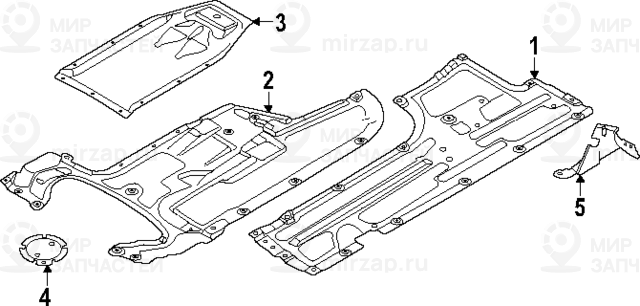 Запчасть BMW 51758038101