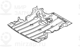 Экран моторного отсека -M-
 BMW 51758046340