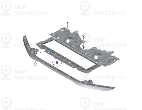Запчасть BMW 51758080543