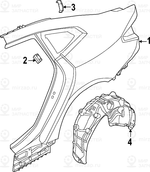 Запчасть BMW 51758738049