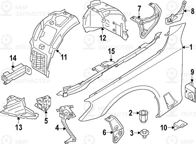 Запчасть BMW 51759498280