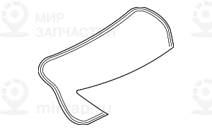 Уплотнитель багажной двери
 BMW 51767193576