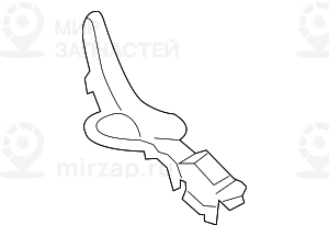Уплотнитель капота Л
 BMW 51767255803