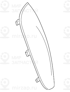 Luftfьhrung Seitenwand Vorn Links
 BMW 51767361417