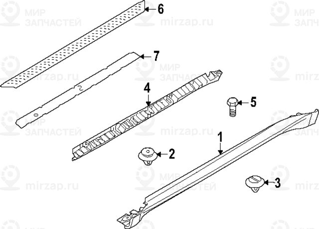 Щиток швеллера П SCHWARZ! заменен на 51777325704
 BMW 51777163556
