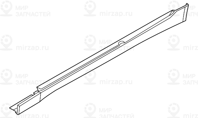 Щиток швеллера загрунтованный П
 BMW 51777178126