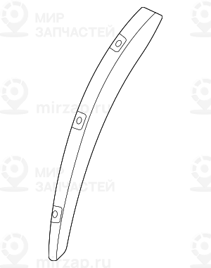 Verbreiterung Radlauf Hin
 BMW 51777181673