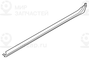Щиток швеллера Л SCHWARZ
 BMW 51777210079