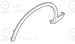 Накладка арки колеса Л Пд
 BMW 51777210081