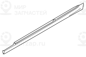 Schwellerverkleidung Grundiert Rechts
 BMW 51777475604