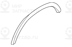 Накладка на арку колеса загрунтов.П Зд M-PAKET
 BMW 51778049942