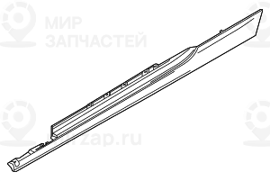 Щиток швеллера загрунтованный П M
 BMW 51778050418