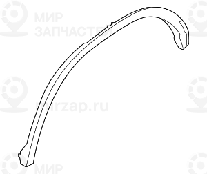 Накладка На Арку Колеса Загрунтов.л Зд
 BMW 51778099205
