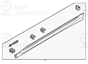 Abdeckung Schweller Grund
 BMW 51778493951