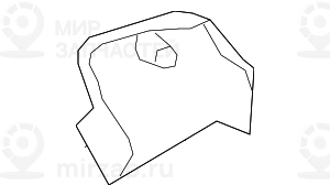 Накладка сиденья Л Внутр SCHWARZ
 BMW 52107118479