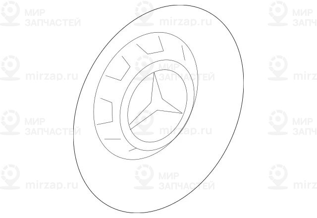 Запчасть Mercedes-Benz A22240008007756
