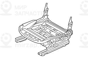 Механизм базового сиденья л
 BMW 52107243523