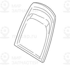 Задняя панель иск. кожа с карманом SCHWARZ
 BMW 52107254431