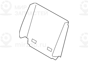 Задн.панель сид.повыш.комфортн. нж
 BMW 52107319075