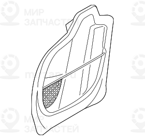 Rьckwand Mit Netztasche
 BMW 52107351931