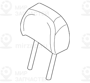 Kopfstьtze Leder
 BMW 52107368473