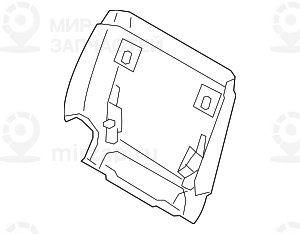 Rгјckwand Komfortsitz Unten
 BMW 52107409616