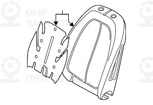 Деталь Набивки Спинки Л
 BMW 52107430797