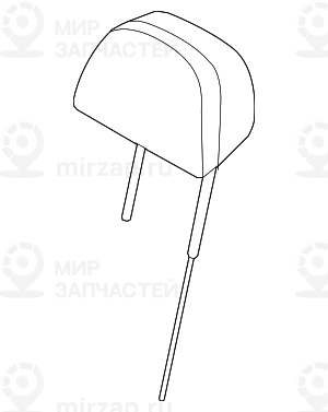 Kopfstuetze Komfortsitz Leder
 BMW 52107477757