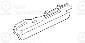 Blende Oberschiene Aussen Rechts
 BMW 52107492934