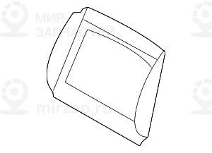 Задн.панель Сид.повыш.комфортн. Нж X3a9 Silv.stone
 BMW 52108061226