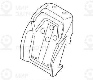 Schaumteil Komfortlehne K
 BMW 52108067029