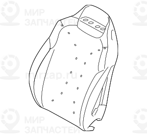 Деталь Спинки Из Пеномат.сид.с Вент. П
 BMW 52108094818