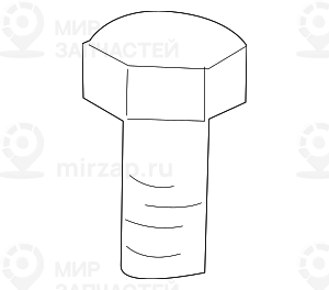 Болт с шестигранной головкой M10
 BMW 52108211438