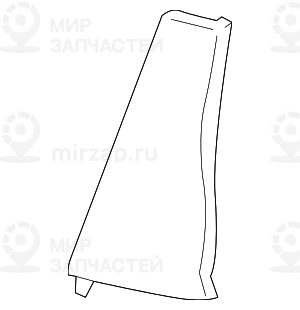 Боковая панель искусственная кожа Л SCHWARZ
 BMW 52202992403