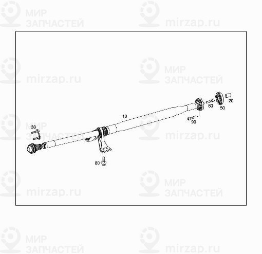 Крепежная пластина
 Mercedes-Benz A2464110025