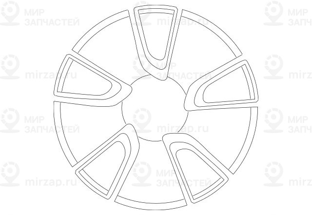 Запчасть Mercedes-Benz A25340159007X71
