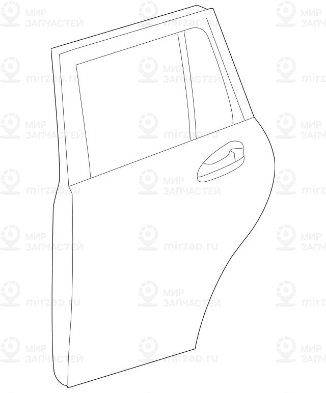 Запчасть Mercedes-Benz A2537307304
